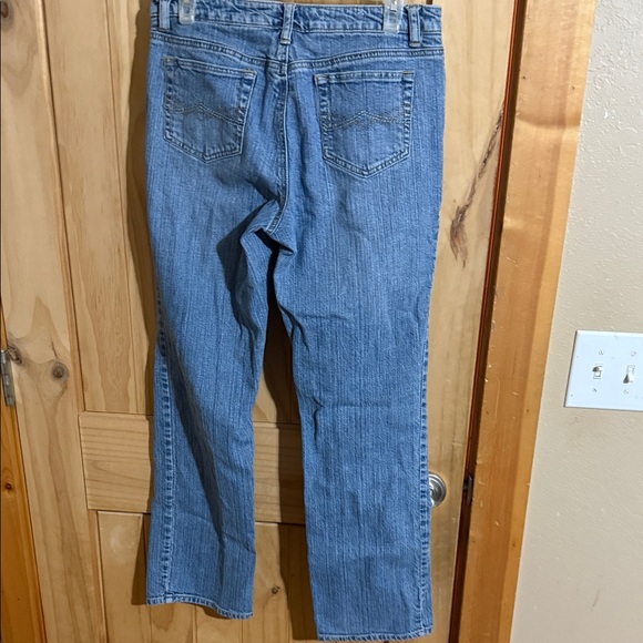 St. John's Bay Blue Straight Leg Jeans - Picture 3 of 4